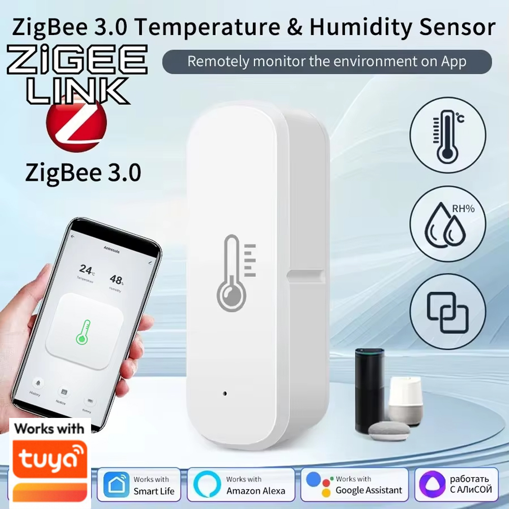 Digital Hygrometer Probe - Умный датчик температуры и влажности Zigbee