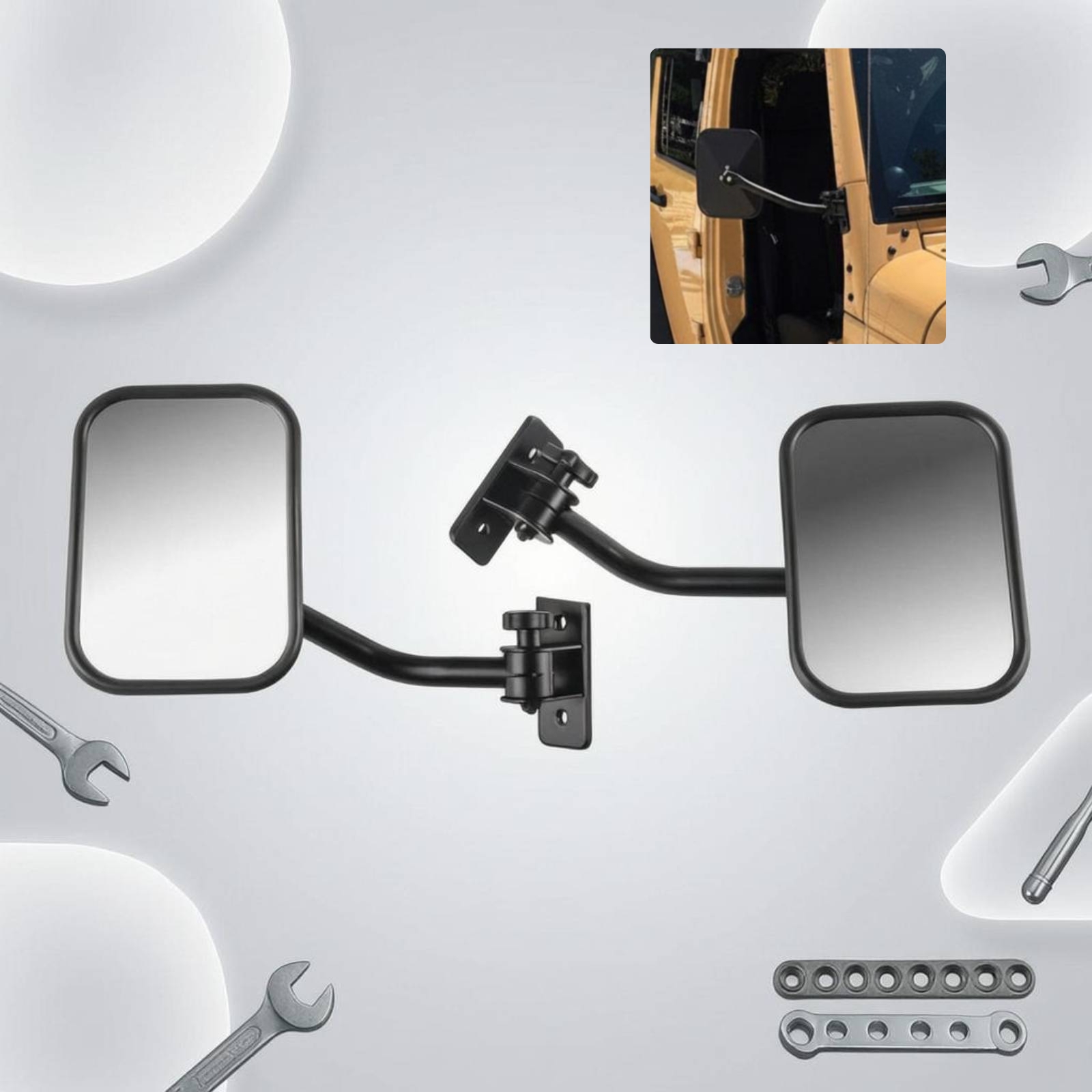 Glass Door Hinge - Зеркало заднего вида для внедорожников с