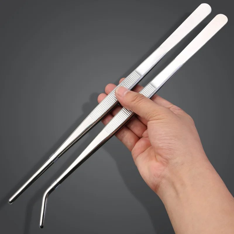 Feeding Tong Stainless - Многофункциональные локтевые пинцеты из нержавеющей стали,