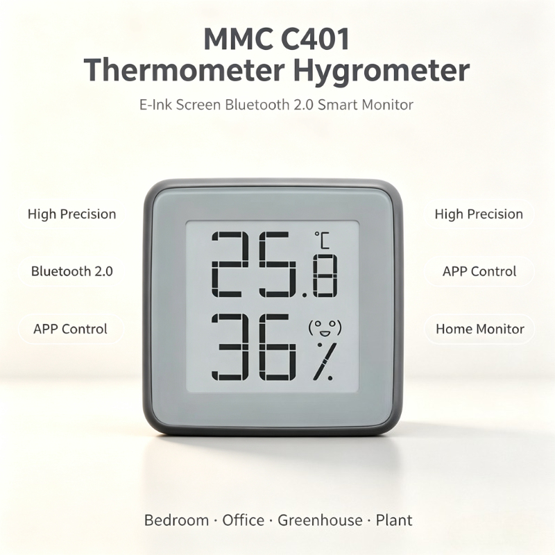 Digital Hygrometer Probe - Электронный термометр-гигрометр MMC с экраном E-Ink,