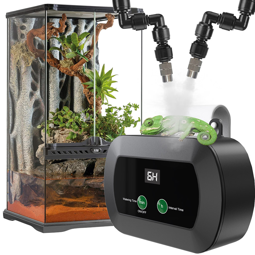 Misting Nozzle Reptile - Умный распылитель для рептилий с обзором