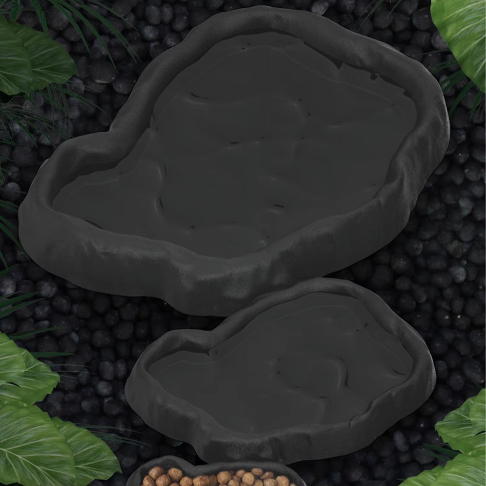Water Dish Reptile - Миска-кормушка для рептилий из АБС-пластика, имитация