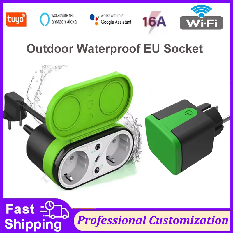Умная уличная Wi-Fi розетка Tu – обзор и цена Timer Dual Outlet